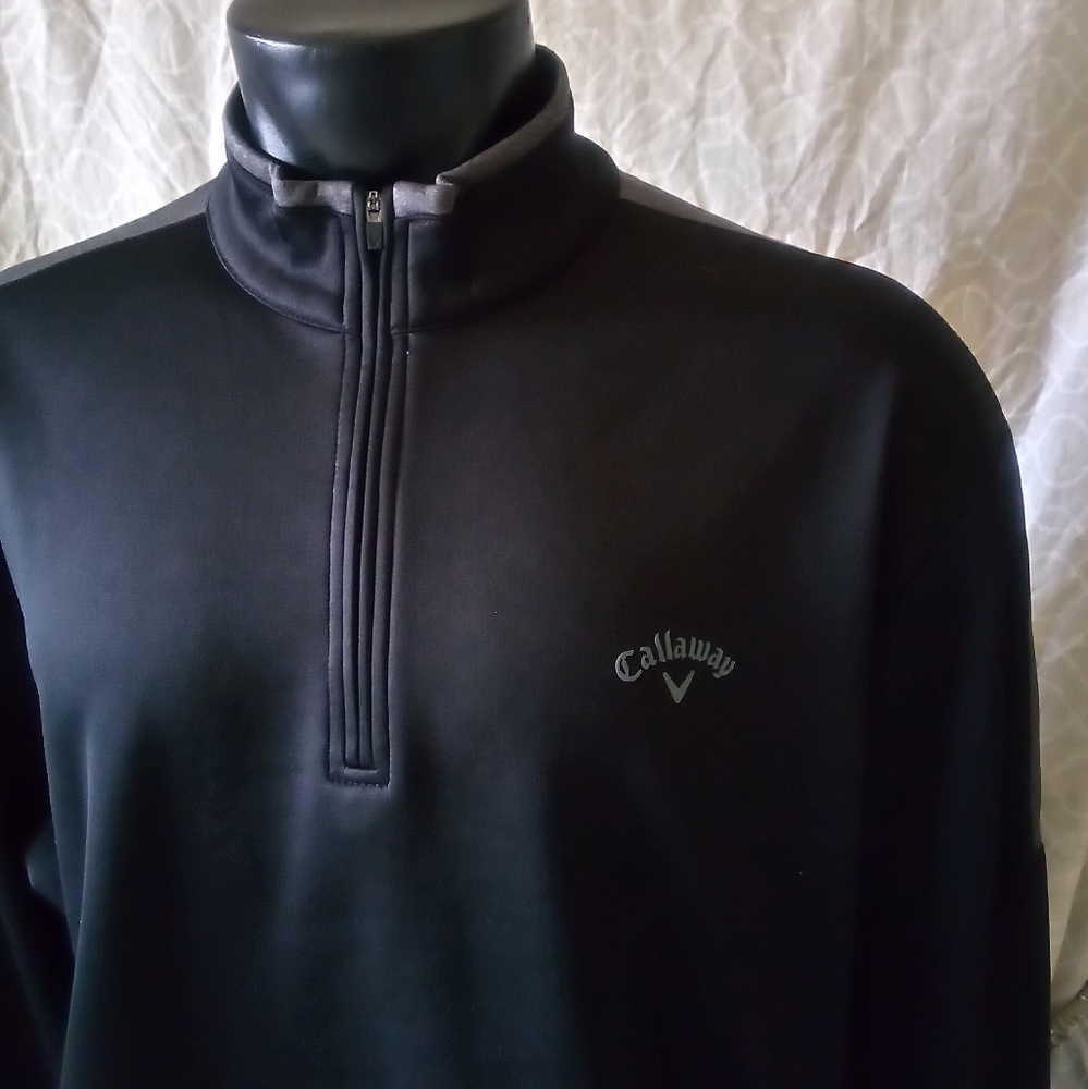Callaway Golf 1/4 Zip Pullover Fleece Jacket Mens Size XL